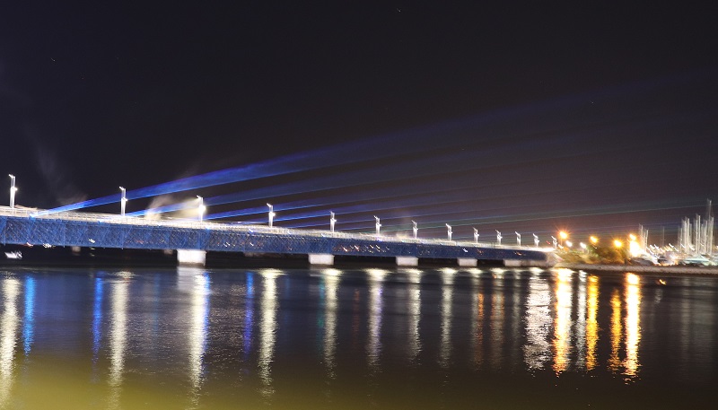 Espetáculo lazer na ponte 