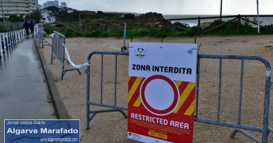 Portimão: salvar as arribas da fúria do mar entre a Rocha e o Vau vai custar 7 milhões de euros