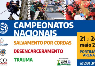Portimão recebe campeonatos nacionais de salvamento por cordas e desencarceramento