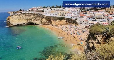O tempo e a temperatura da água do mar no Algarve esta 3.ª feira (30 de junho)