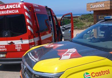 Surfista fratura membro superior e tem de ser resgatada de praia algarvia Surfista fratura membro superior e tem de ser resgatada de praia algarvia