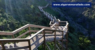 Risco de incêndio fecha passadiço famoso do Algarve