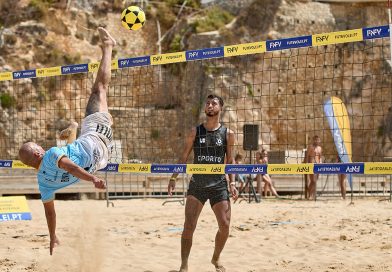 A Praia da Rocha recebe o melhor do futevólei nacional