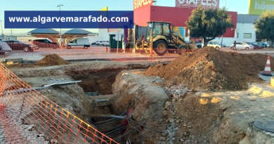 Assim vão as obras numa das principais vias de ligação entre os concelhos de Lagoa e Portimão (com fotos)
